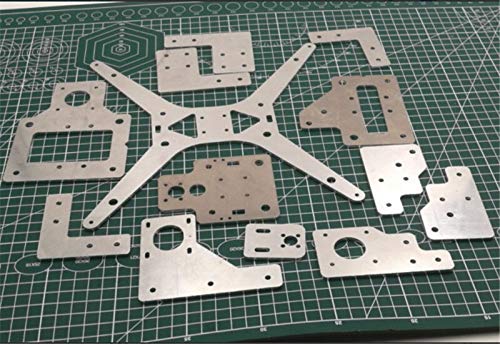 Zamtac 1pc HE3D Aluminum Plate Upgrade Kit for Tevo Tarantula 3D Printer - Linear Rail & Aluminum Parts (Single Set) - Perfect for Enhancing Printer Stability & Precision in DIY 3D Printing Projects