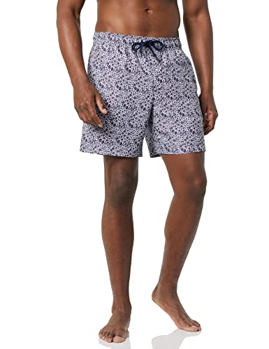 Navy White Ditsy Floral