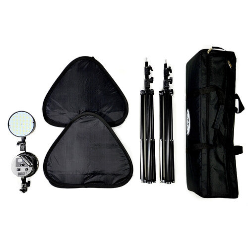 Savage 2 Light RGB LED Portrait Photography Kit - Professional Studio Lighting for YouTube, TikTok & Content Creation