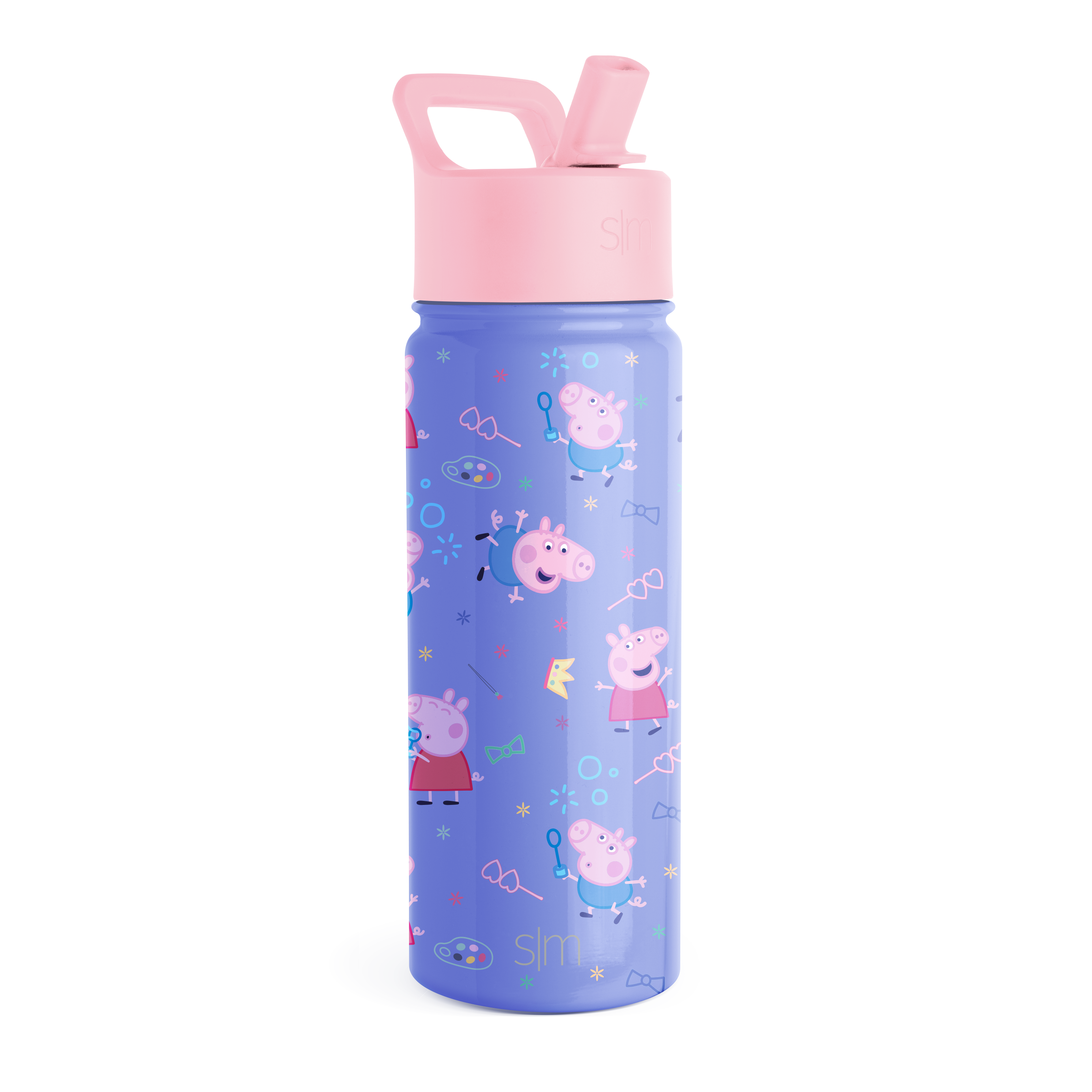 Summit Kids Water Bottle with Straw Lid - BPA Free, Leak Proof, Insulated Stainless Steel Bottle for School, Sports & Outdoor Activities
