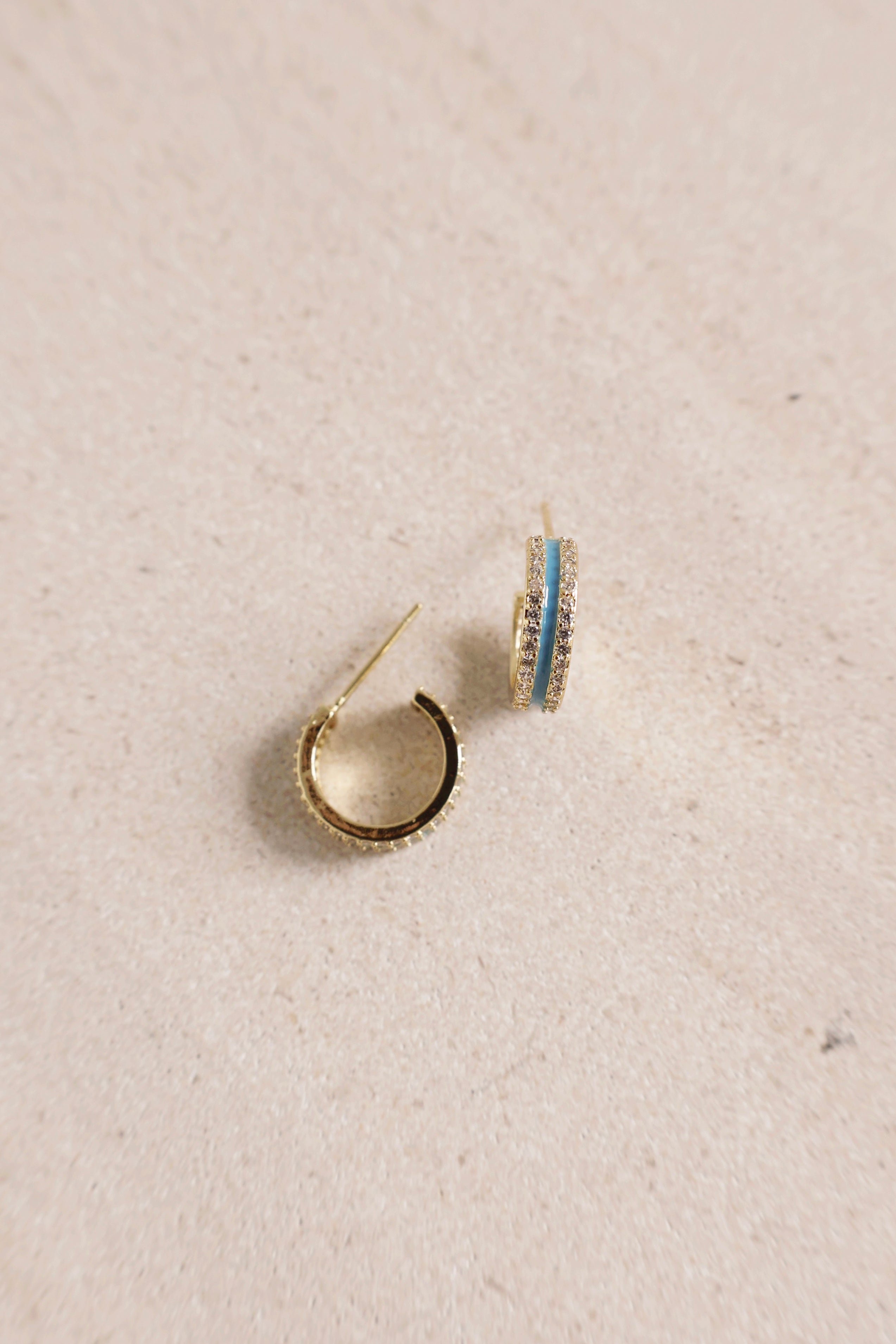 Sunshine Huggie Earrings - Gold Hoop Earrings for Women, Minimalist Huggie Hoops for Everyday Wear, Perfect for Work, Parties & Gifting