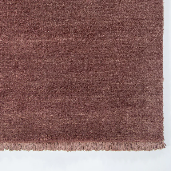 Baya Sandringham Floor Rug - Merlot Red 200cm x 300cm (6.6ft x 9.8ft) - Soft Plush Living Room Rug for Bedroom, Dining Area & Home Decor
