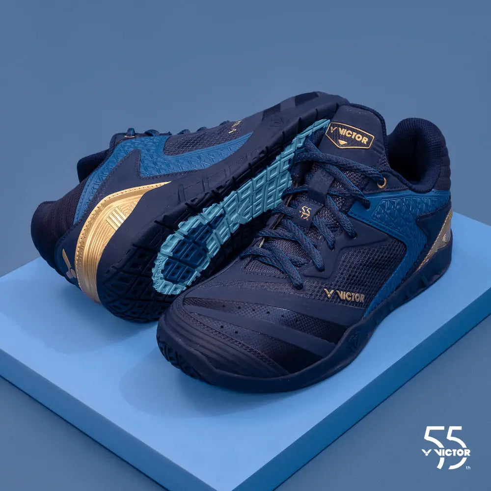 Victor P9200III 55th Anniversary Edition Badminton Shoes - Blue (BX) | Premium Court Footwear for Competitive Play & Training | Ideal for Indoor Sports & Badminton Tournaments