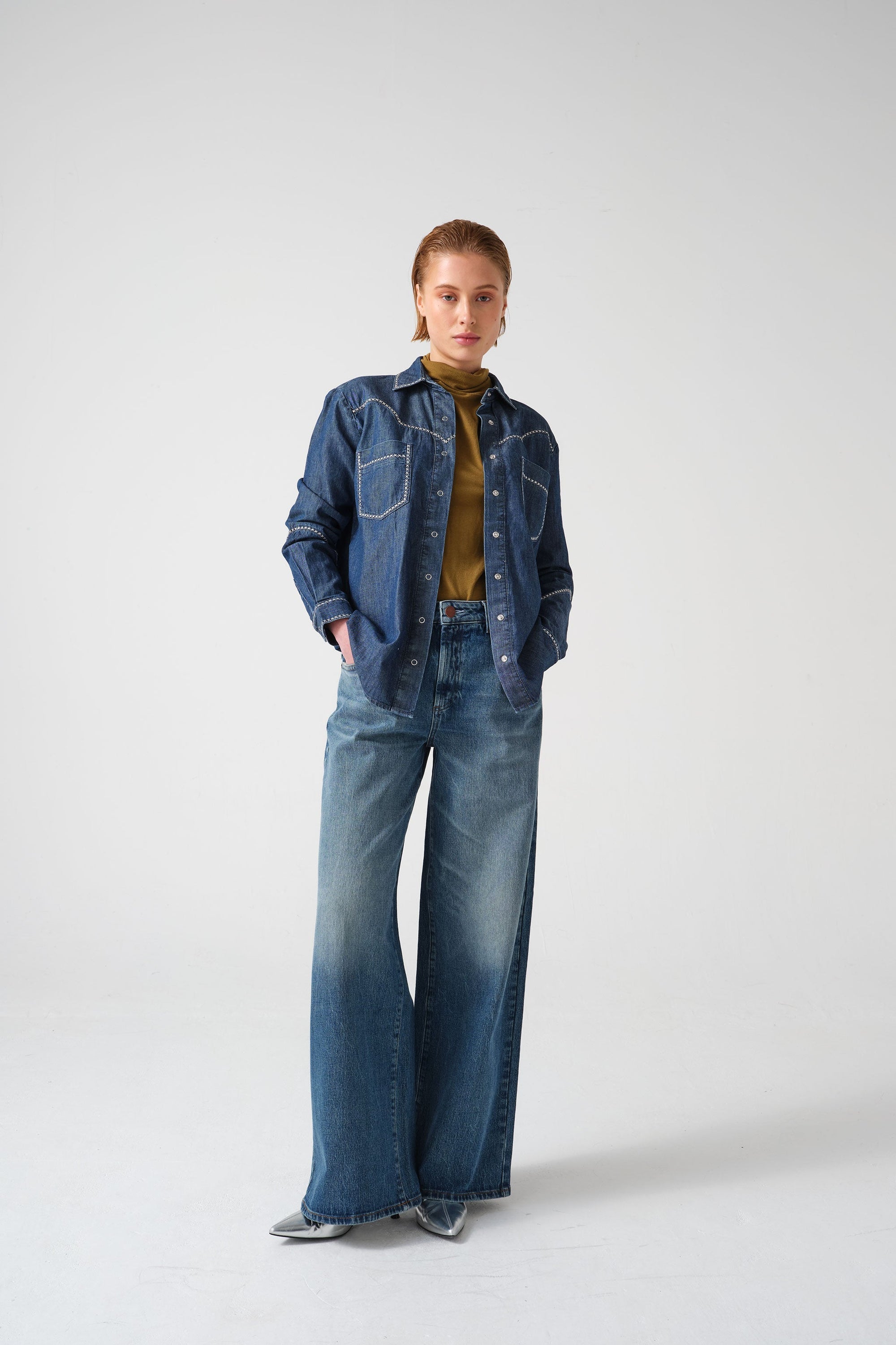 Seventy Plus Mochi Arizona Gracie Jeans | Comfortable Women's Stretch Denim Pants for Casual Wear & Everyday Outfits