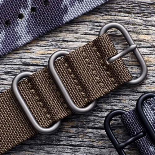 Suunto D5 Zulu Textile Scuba Diving Watch Strap (Large) - Blue/Black | Comfortable & Durable for Professional Divers & Water Sports Enthusiasts