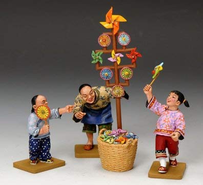 King & Country HK194M Paper Windmill Stall - Vintage Toy for Kids & Collectors | Perfect for Home Decor, Garden, and Historical Dioramas