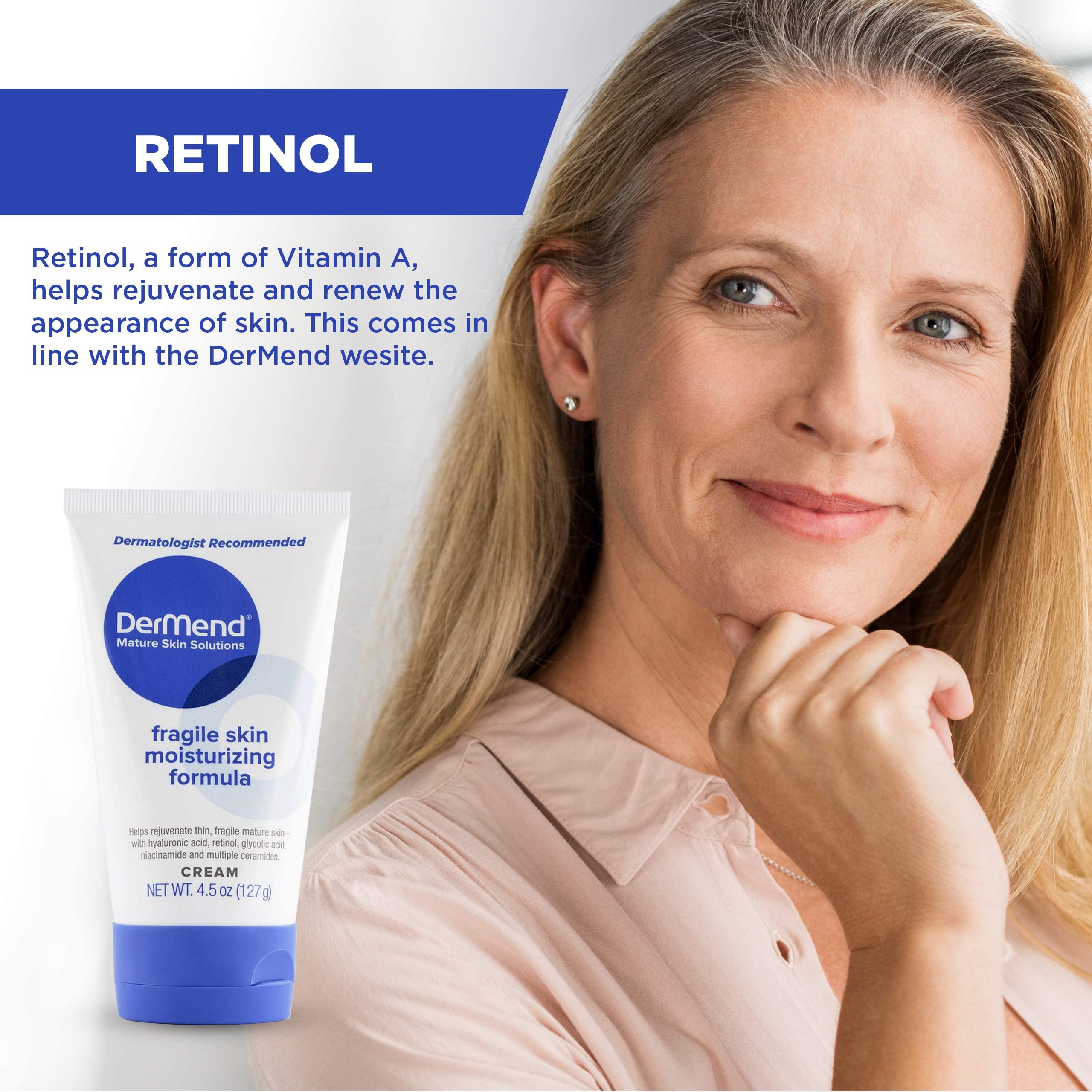 **Specialized Fragile Skin Moisturizing Cream for Mature Skin – Anti-Wrinkle & Firming Daily Moisturizer to Restore & Rejuvenate Aging Skin – 4.5 Oz Tube – Ideal for Dry, Sensitive Skin & Nighttime Skincare Routine**