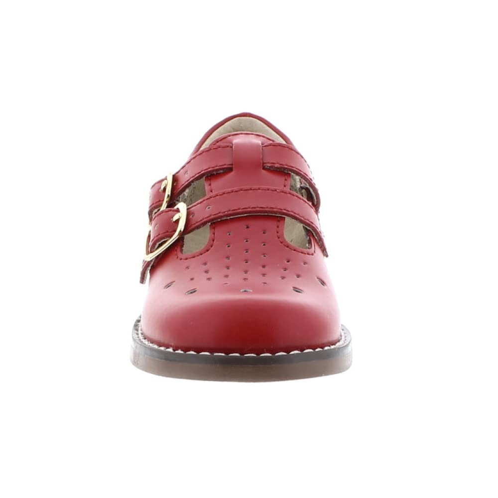 FOOTMATES Baby Girls Danielle 3 Mary Jane Flats - Infant Toddler Little Kid Shoes for Dress Up, School & Special Occasions