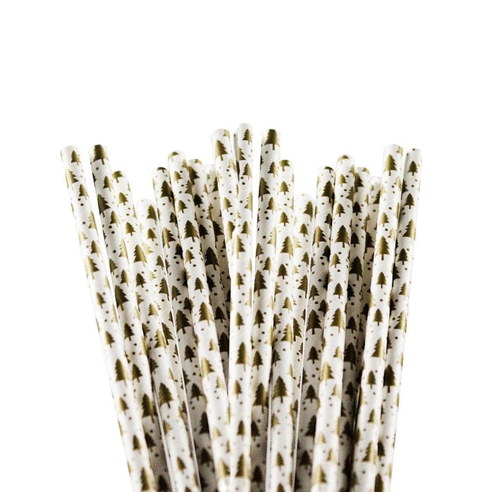 Christmas Cake Pop Straws Set - 4 Pack | Holiday Baking Supplies for Christmas Desserts, Party Decorations & DIY Treats
