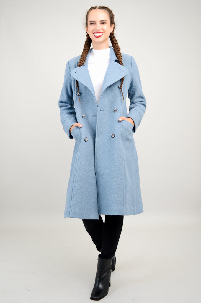 Premium Longford Wool Coat for Women - Warm & Stylish Winter Outerwear - Perfect for Office, Travel & Outdoor Adventures