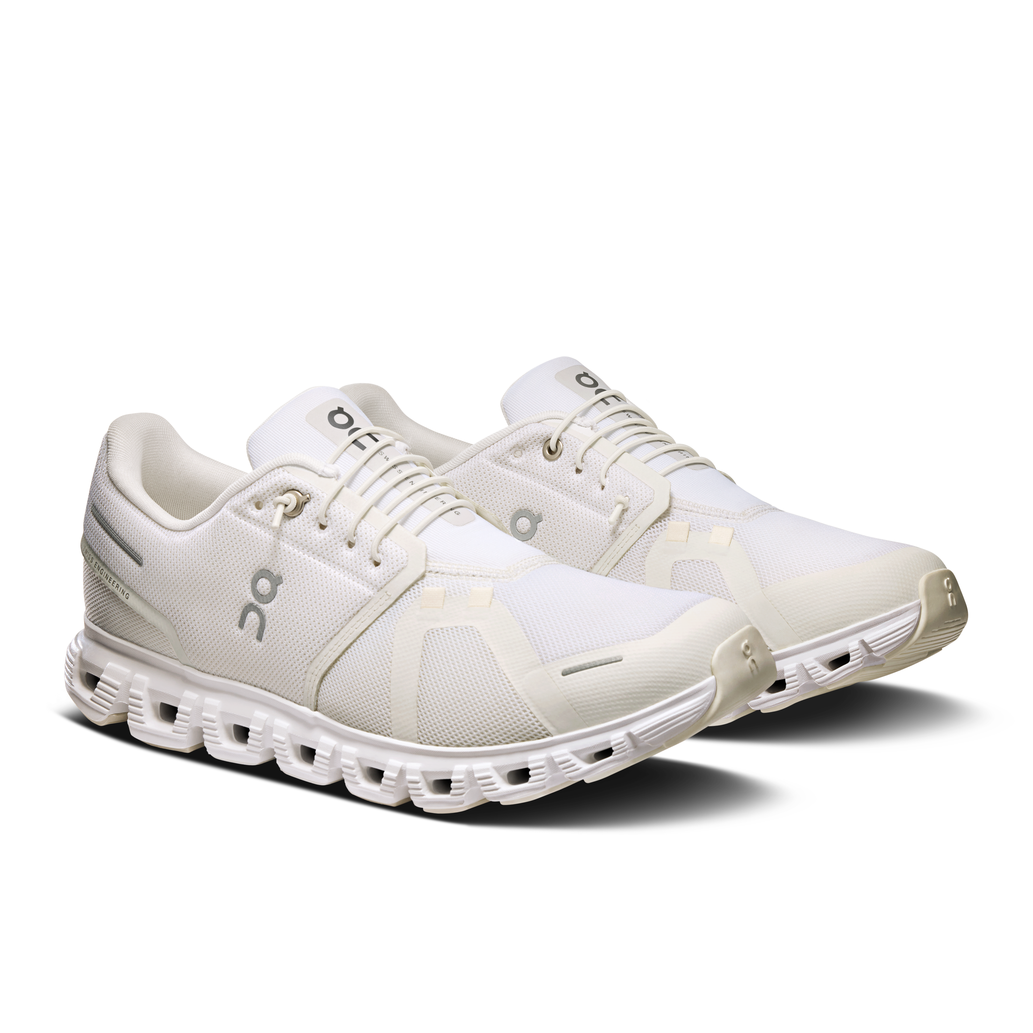 On Running Men's Cloud 6 Running Shoes - Lightweight & Breathable White Sneakers for Jogging, Gym Workouts & Daily Wear