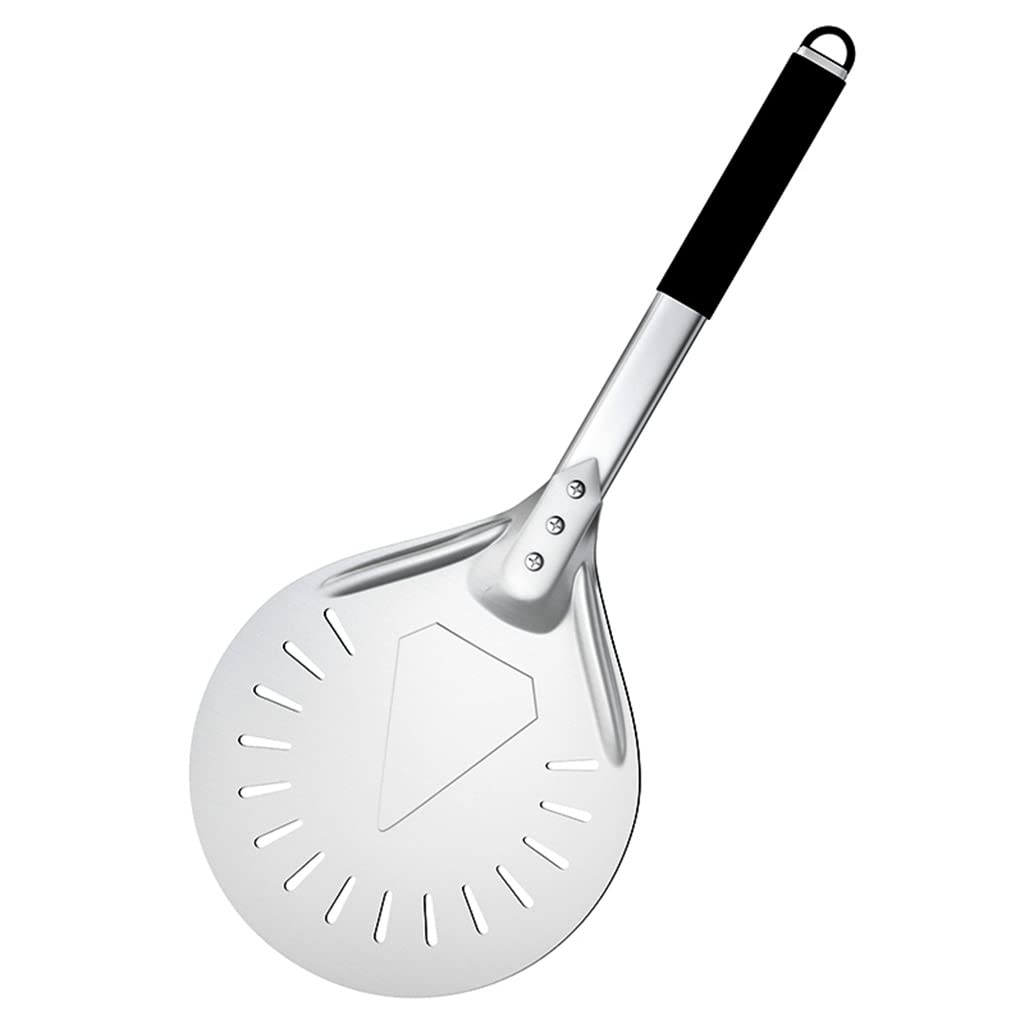 EKDSPW 9 Inch Pizza Peel with Removable Handle - Wooden Pizza Paddle for Baking, Pastry & Pizza Making - Perfect for Home Kitchen, Outdoor BBQ & Restaurant Use (7/8/9 Inch Options Available)