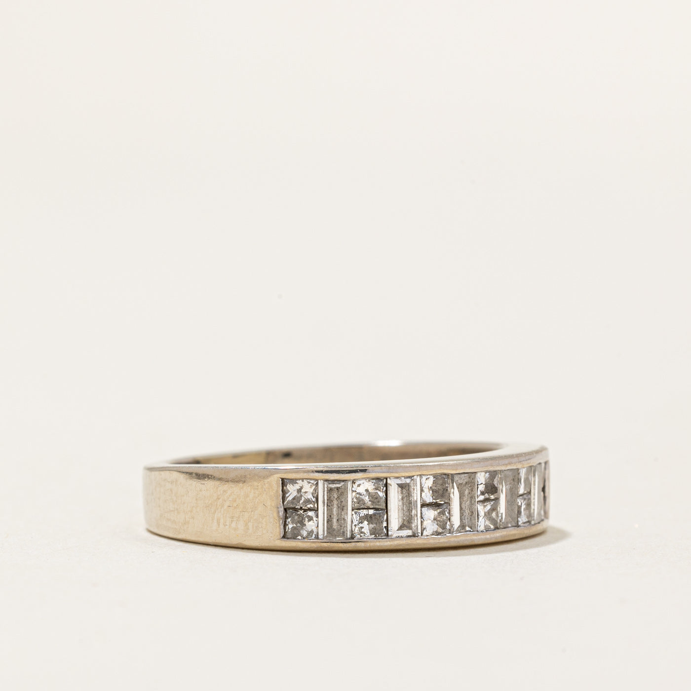 14K Channel Set Diamond Ring | 0.30ctw Total Weight | Size 5.5 | Wedding Band, Anniversary Gift, Engagement Ring for Women