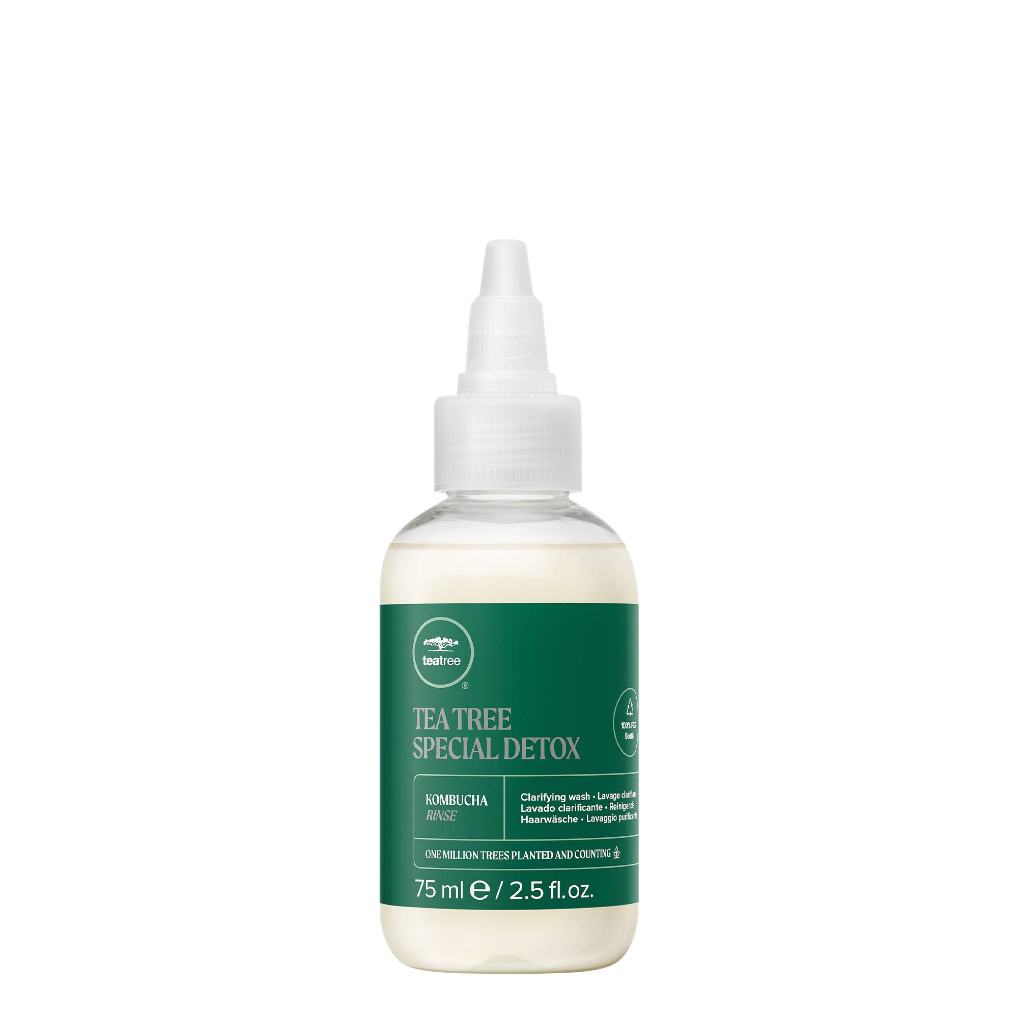 Organic Tea Tree Special Detox Kombucha Rinse for Hair & Scalp - Natural Anti-Dandruff & Itch Relief, Deep Cleansing & Oil Control - Perfect for Daily Hair Care & Scalp Refreshment