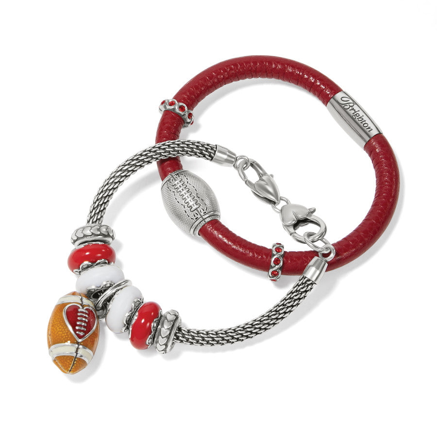 ABC Football Charm Pendant - Soccer Ball Necklace for Men & Women - Stainless Steel Jewelry Gift for Players & Fans - Perfect for Game Day, Sports Events & Fan Gifts