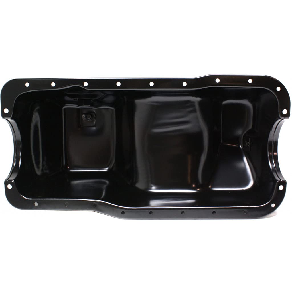 Ford Mustang Oil Pan 1984-1995 Replacement with Oil Level Sensor Hole - 6 Quart Capacity - Heavy Duty Steel Construction - Perfect for Engine Maintenance & Restoration Projects