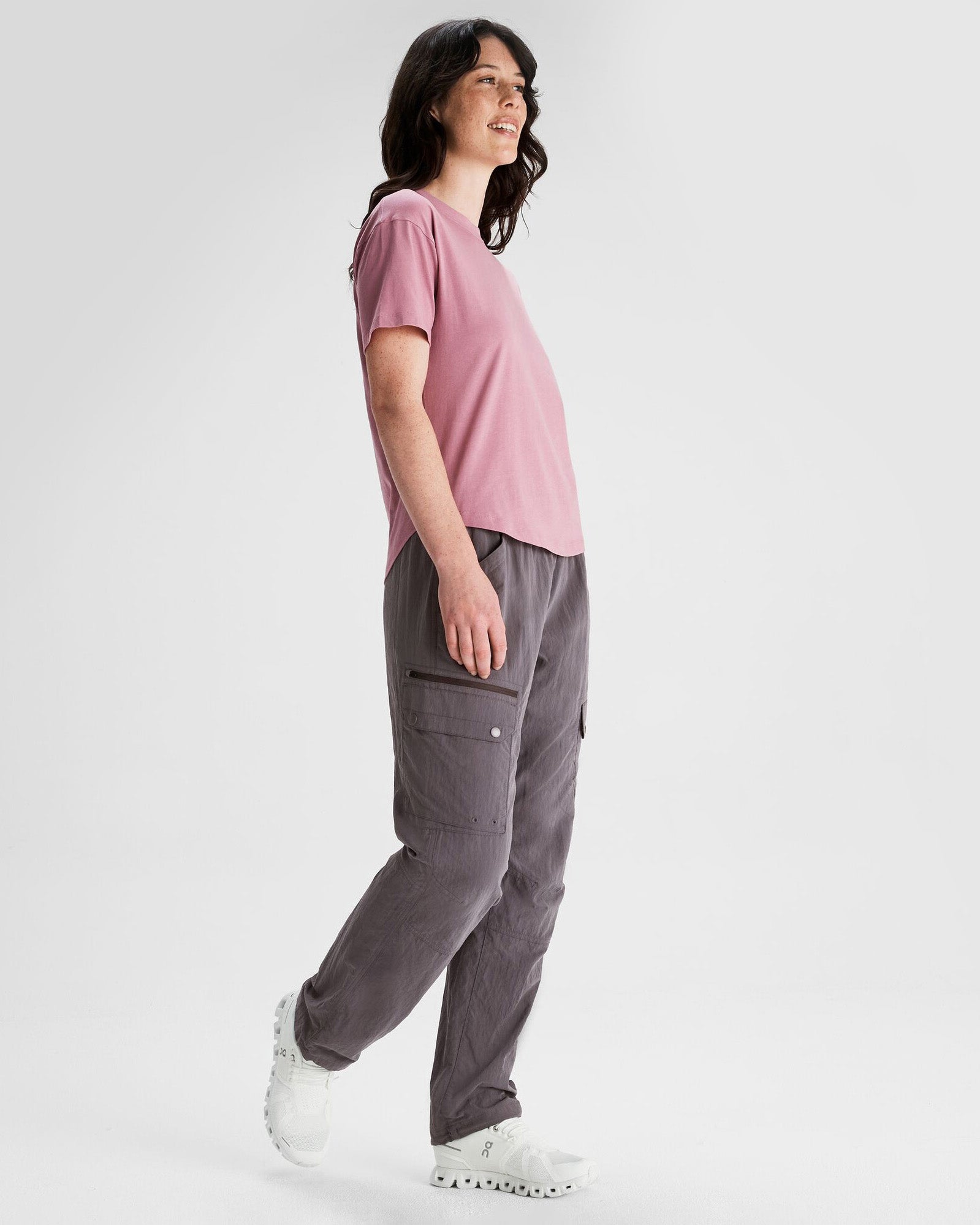 Organic Cotton Women's T-Shirt - Soft & Comfortable Solid Orchid Color - Perfect for Casual Wear, Workouts & Everyday Outfits