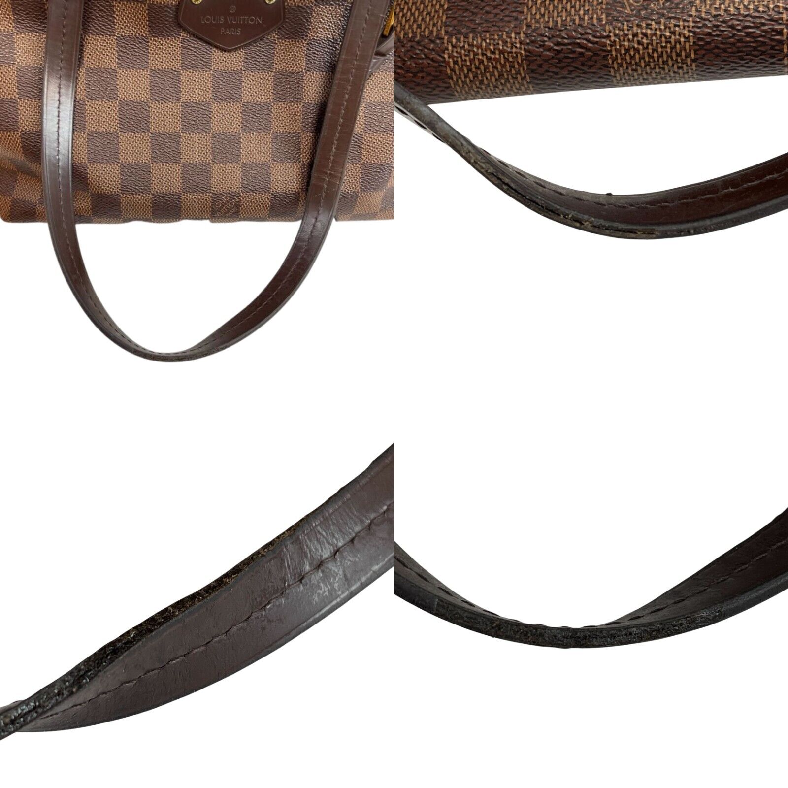 Louis Vuitton Lena Tote PM Handbag - Damier Ebene Brown Leather Shoulder Bag for Women | Perfect for Work, Travel & Everyday Use 2018 Edition