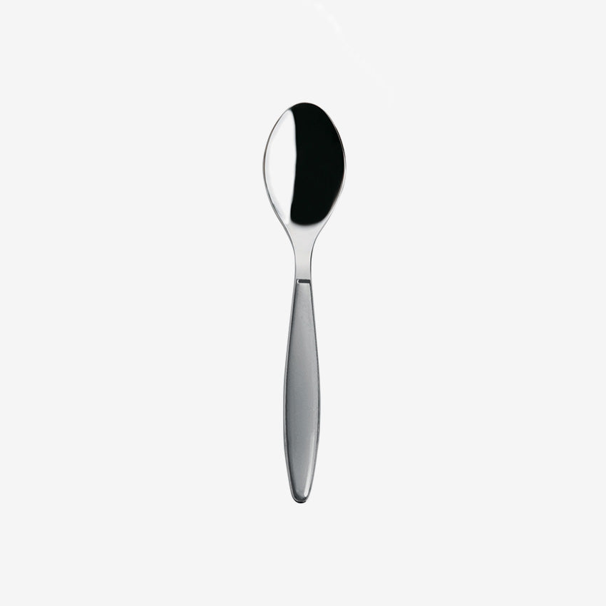 Guzzini Feeling Teaspoon Set - Premium Stainless Steel Tea Spoons for Coffee, Dessert, and Tea - Perfect for Home, Cafe, and Restaurant Use