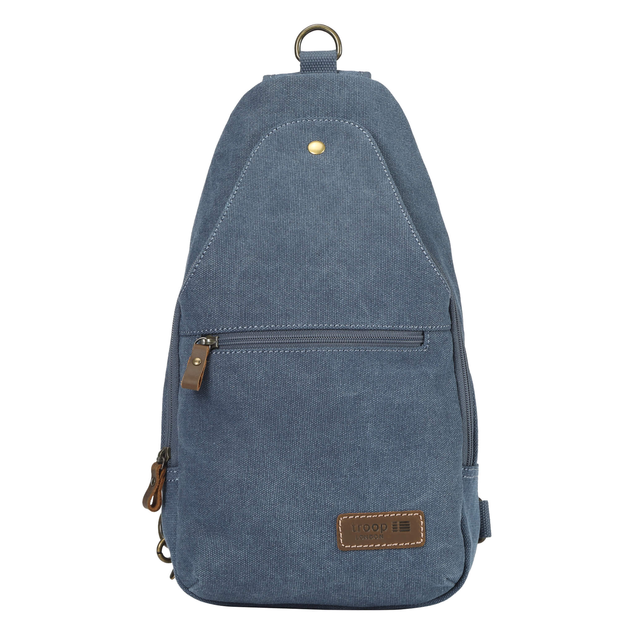 TRP0551 Troop London Classic Sling Bag - Stylish One Strap Backpack for Men & Women - Perfect for Travel, Work & Everyday Use