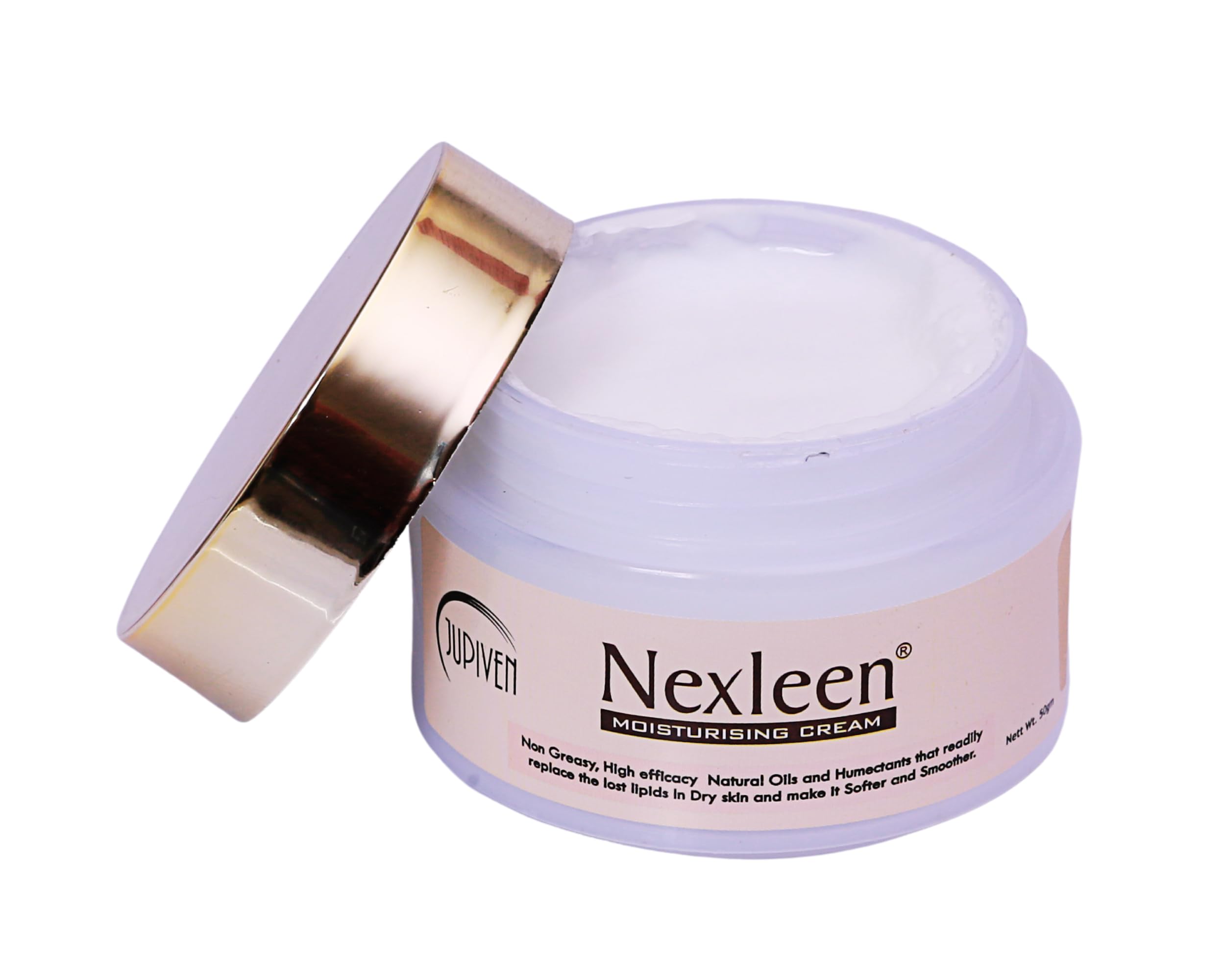 Nexleen Soft Light Moisturizer for Face, Hands & Body - Hydrating Shea Butter & Borage Oil Cream - Non-Greasy, Reduces Acne & Wrinkles - Suitable for Dry to All Skin Types (50g) | Perfect for Daily Skincare Routine, Travel & Post-Workout Hydration