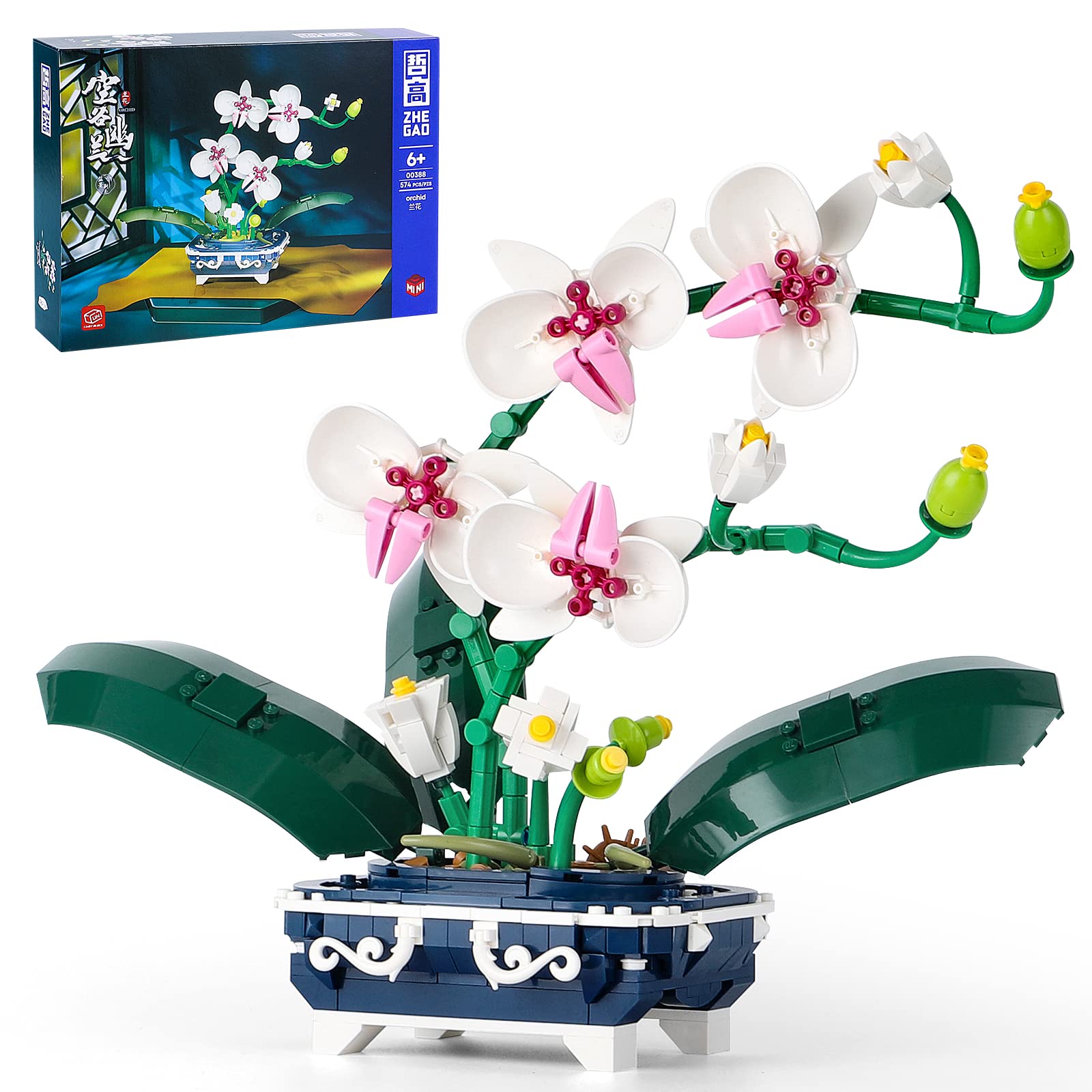 CEACYDIK DIY Flower Bouquet Building Blocks Kit - Creative STEM Toy Gift for Kids & Adults - Perfect for New Year, Christmas, Mother's Day & Valentine's Day - Great for Home Decor, Party Favors & Educational Play