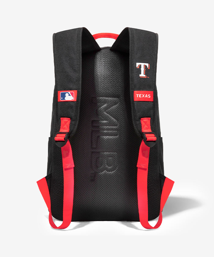 MLB Texas Rangers Laptop Backpack 15.6 Inch - Official Licensed College School Bag for Men & Women - Perfect for Work, Travel & Gym