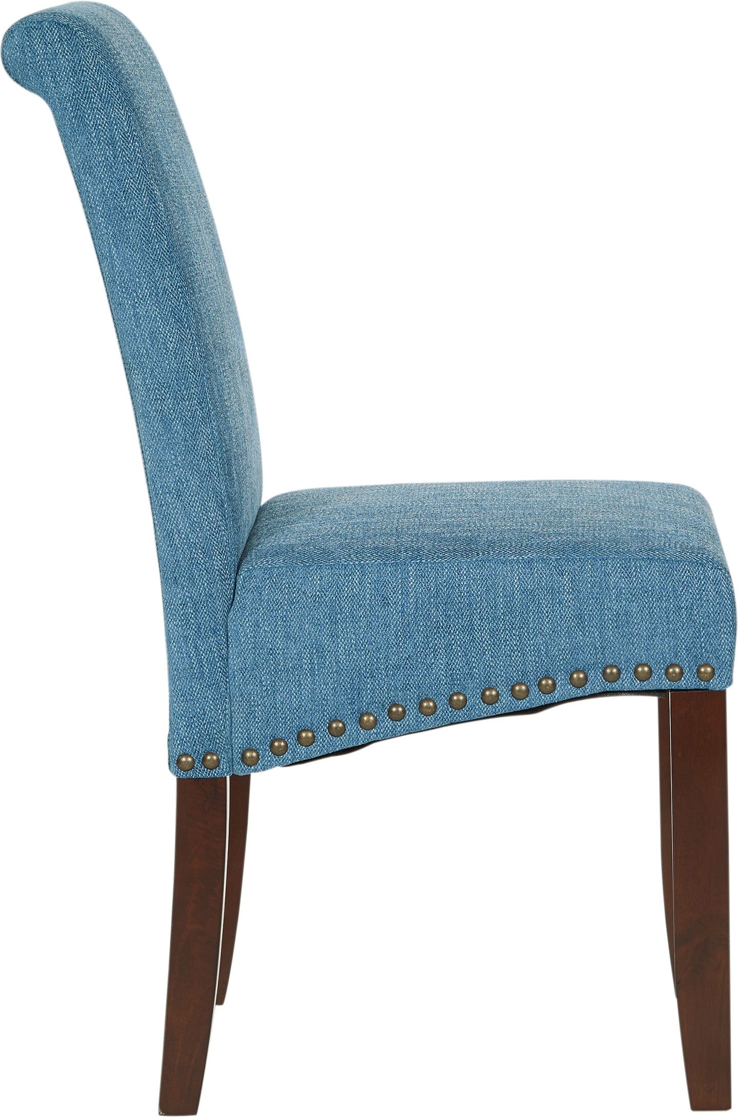 Office Star Parsons Dining Chair - Modern Wooden Dining Chair with Upholstered Seat [MET87] - Perfect for Kitchen, Dining Room, and Office Use