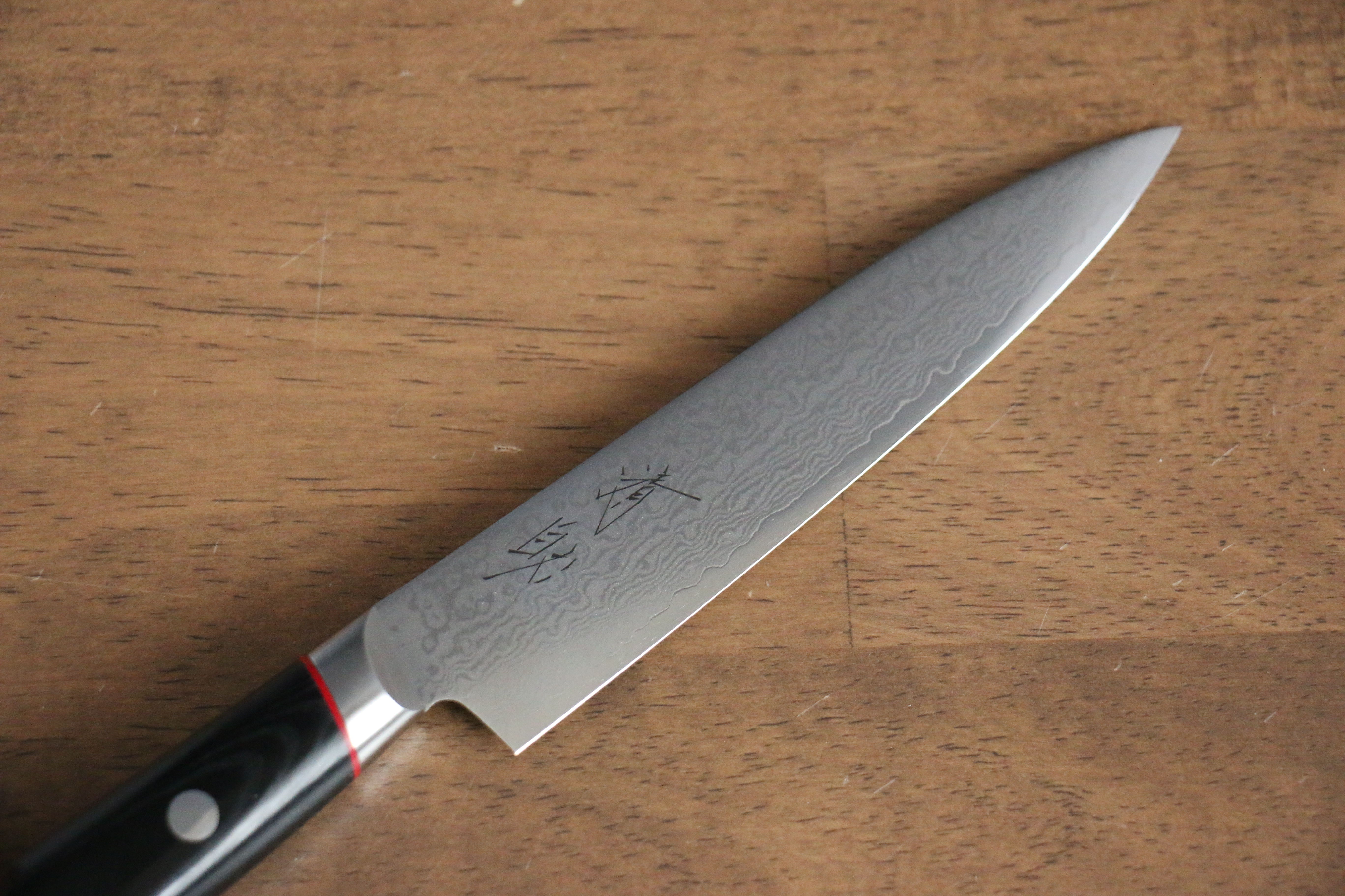 Premium VG10 Damascus Steel Petty Utility Knife 120mm - Black Micarta Handle - Perfect for Slicing, Peeling & Precision Kitchen Tasks