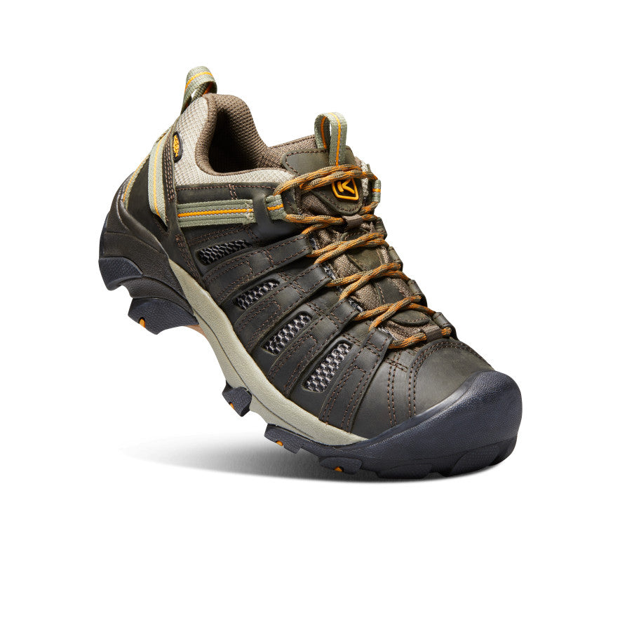 Men's Voyageur Waterproof Hiking Boots - Black Olive/Inca Gold | Outdoor Trekking & Camping Footwear for Men
