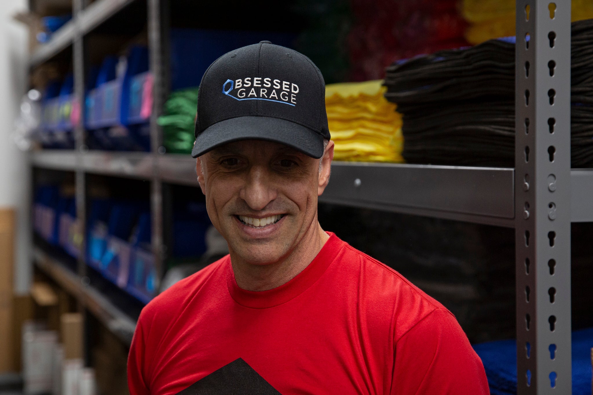 Obsessed Garage Logo Hat - Premium Adjustable Baseball Cap for Car Enthusiasts - Perfect for Car Shows, Racing Events & Outdoor Activities