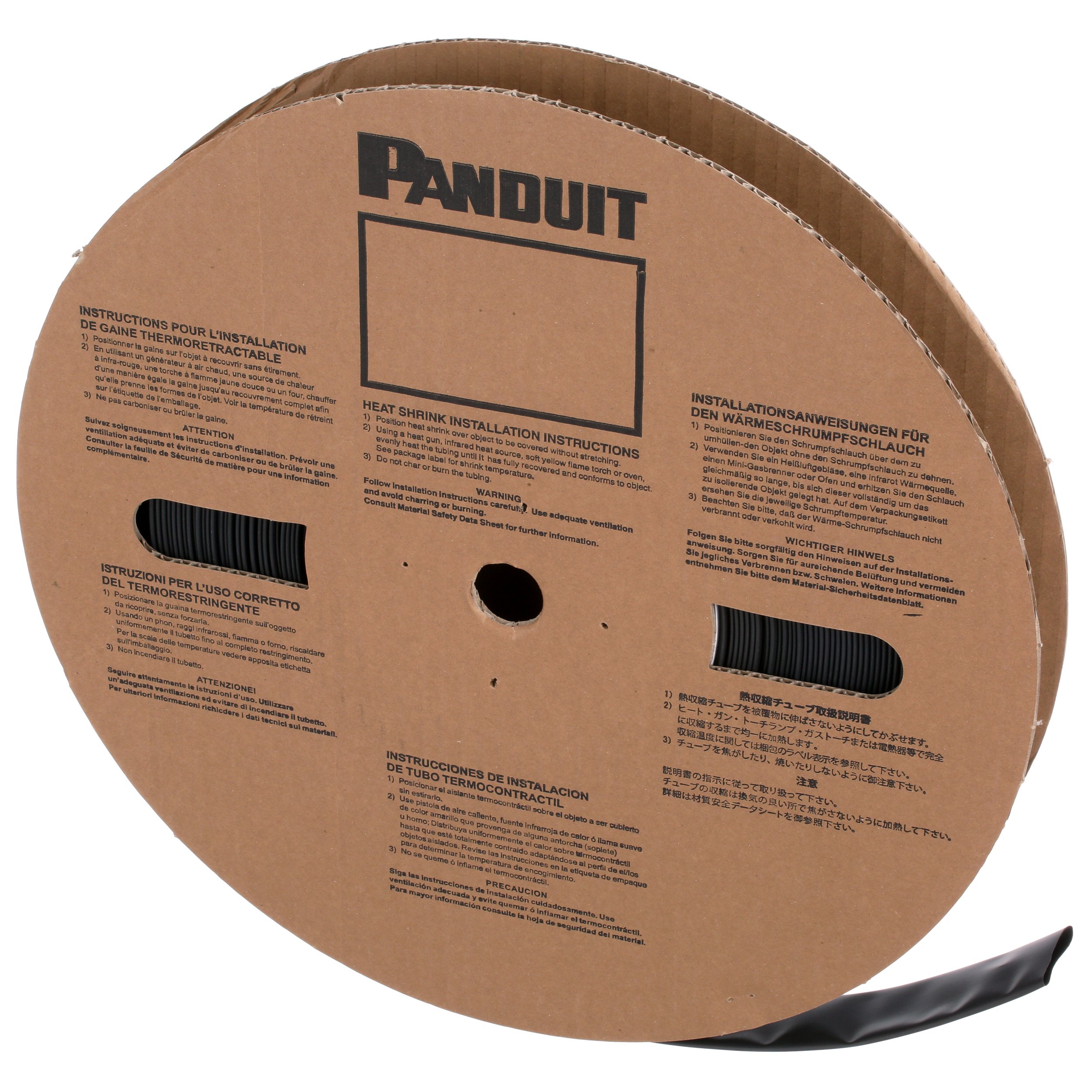 Panduit HSTT06-C5 0.06-Inch Thin Wall Polyolefin Heat Shrink Tubing - Green | Electrical Insulation, Wire Protection, DIY Projects