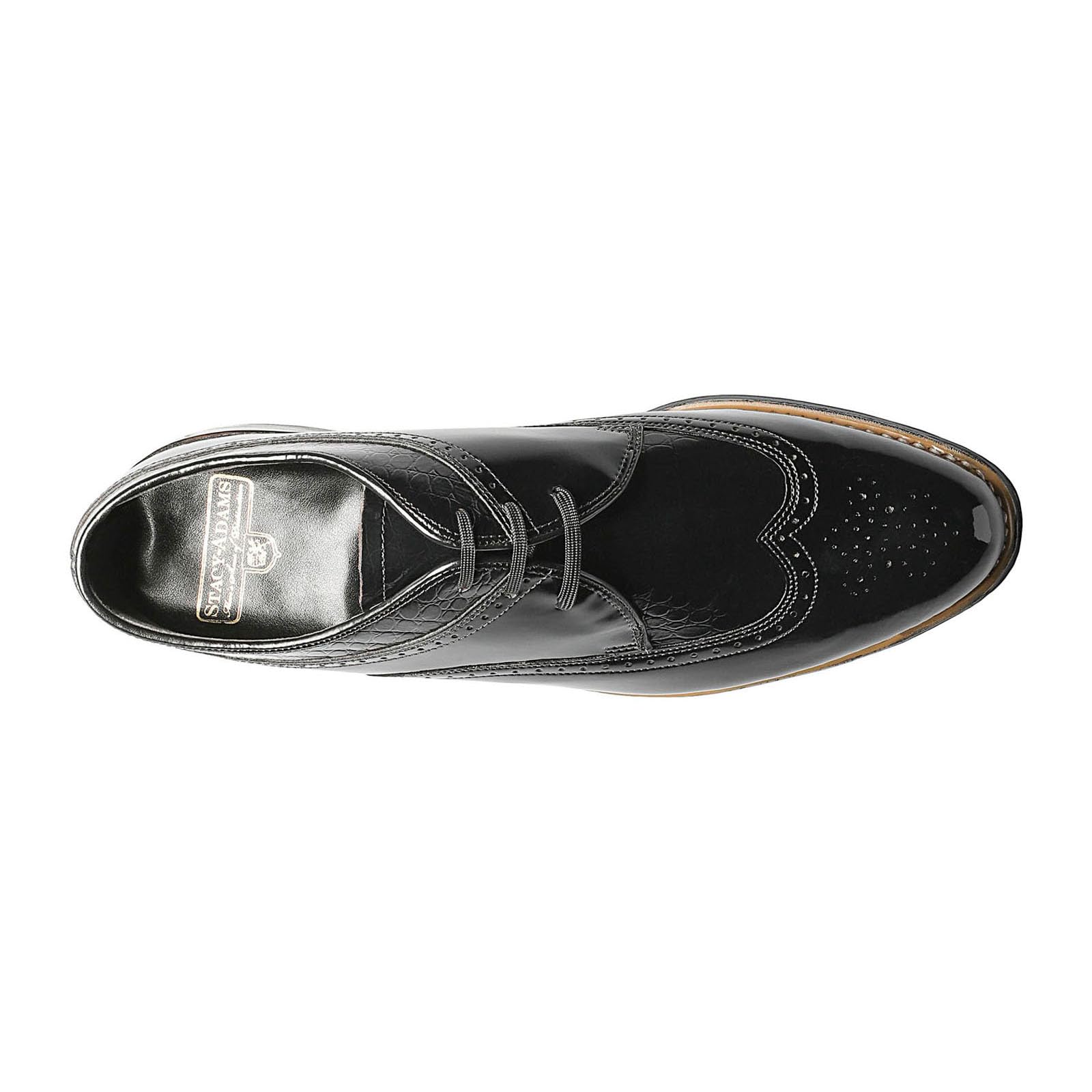 STACY ADAMS Men's Classic Wingtip Dress Shoes - Oxford Style Formal & Business Attire for Weddings, Office & Special Occasions