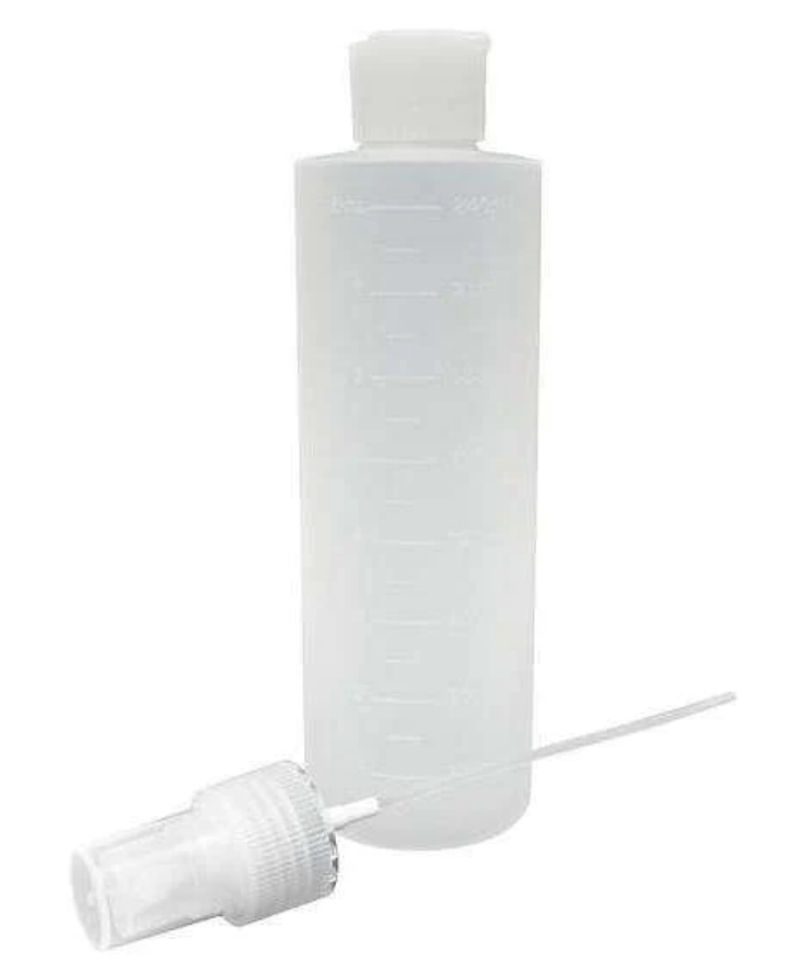 OZEN 8oz Spray Bottle with Flip Top Lid - Leak Proof & Refillable for Travel, Gym, Home Cleaning & Beauty Products #4275