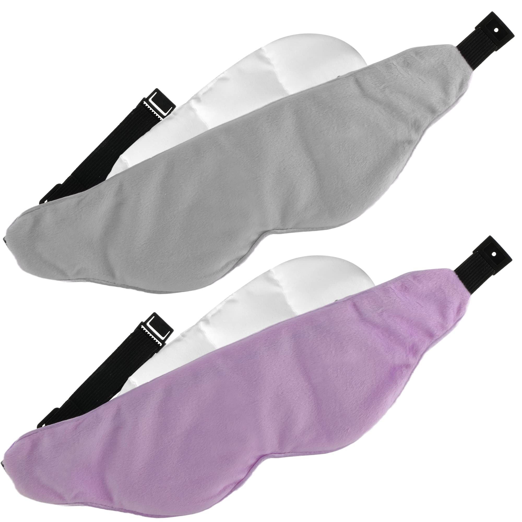 Hot & Cold Therapy Eye Mask for Pain Relief - Soothing Compress for Headaches, Puffiness, Sinus & Migraine Relief | Soft Velvet Satin with Adjustable Strap | Perfect for Sleeping, Relaxation & Allergy Relief