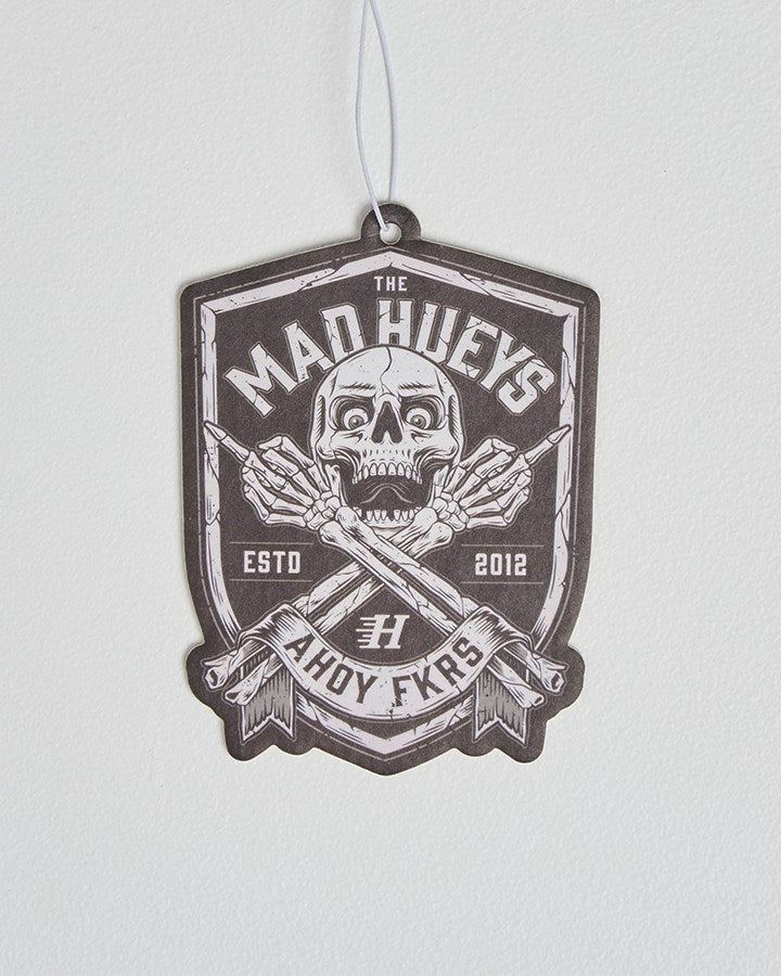 The Mad Hueys AHOY FKRS SHIELD Air Freshener - Car & Home Odor Eliminator for Fresh & Clean Spaces