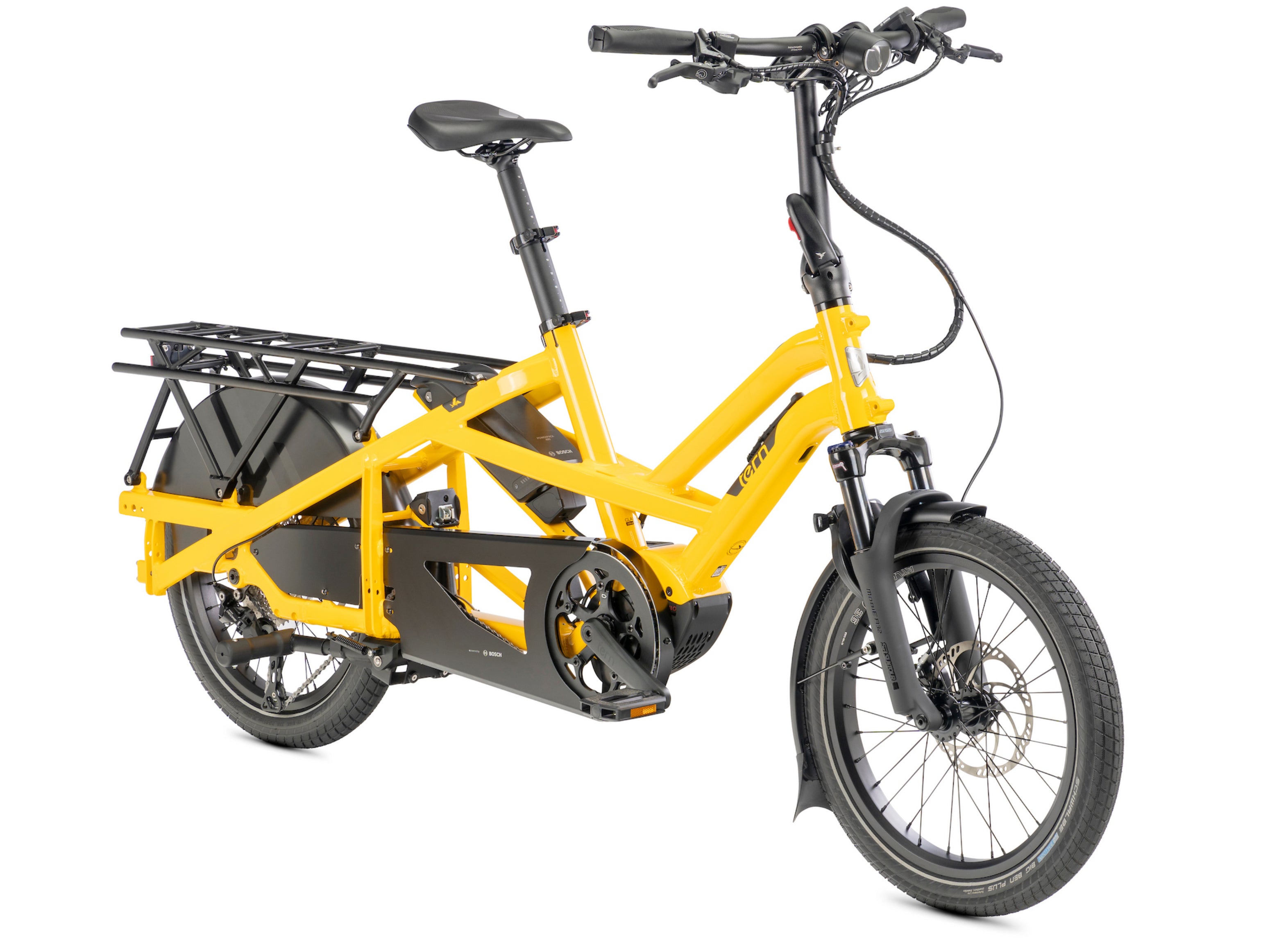 Tern GSD P10 Electric Cargo Bike - High-Capacity Urban Commuter for Families & Delivery - Perfect for School Runs, Groceries, and City Transport