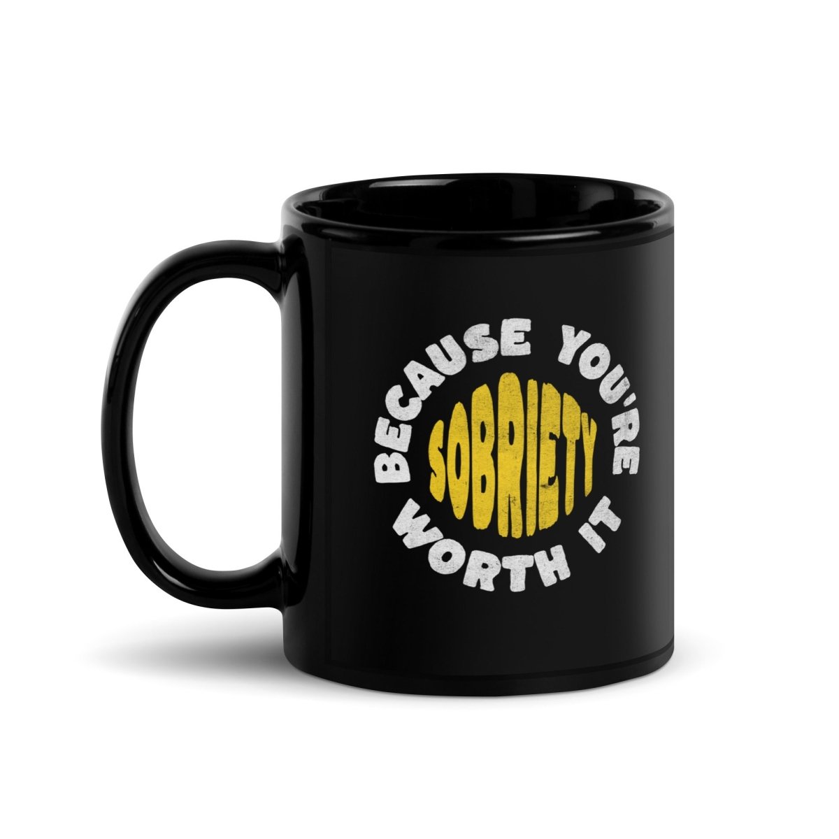 Empowering Sobriety Coffee Mug - Motivational Recovery Gift for Alcohol-Free Living - Perfect for Sober Celebrations, AA Meetings & Daily Inspiration