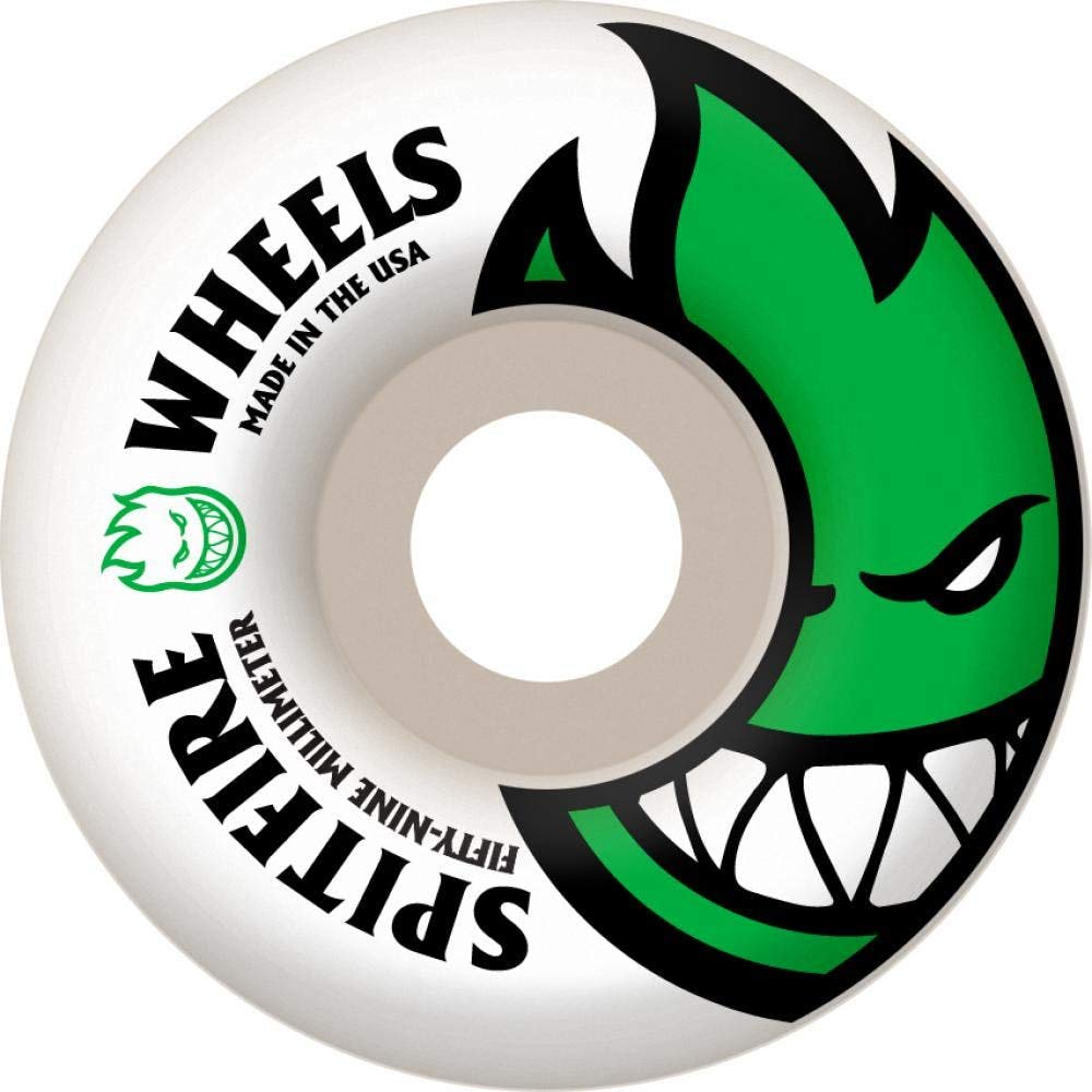 Spitfire Bighead Skateboard Wheels 59mm White - High-Performance Unisex Skate Wheels for Street & Park Skating