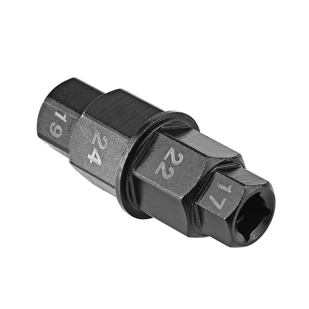 1050 Tiger Front Spindle Tool - Motorcycle Wheel Removal Tool for 17mm, 19mm, 22mm, 24mm Axle Hex Spindle - Heavy Duty Motorcycle Maintenance & Repair Tool for Front Wheel Service