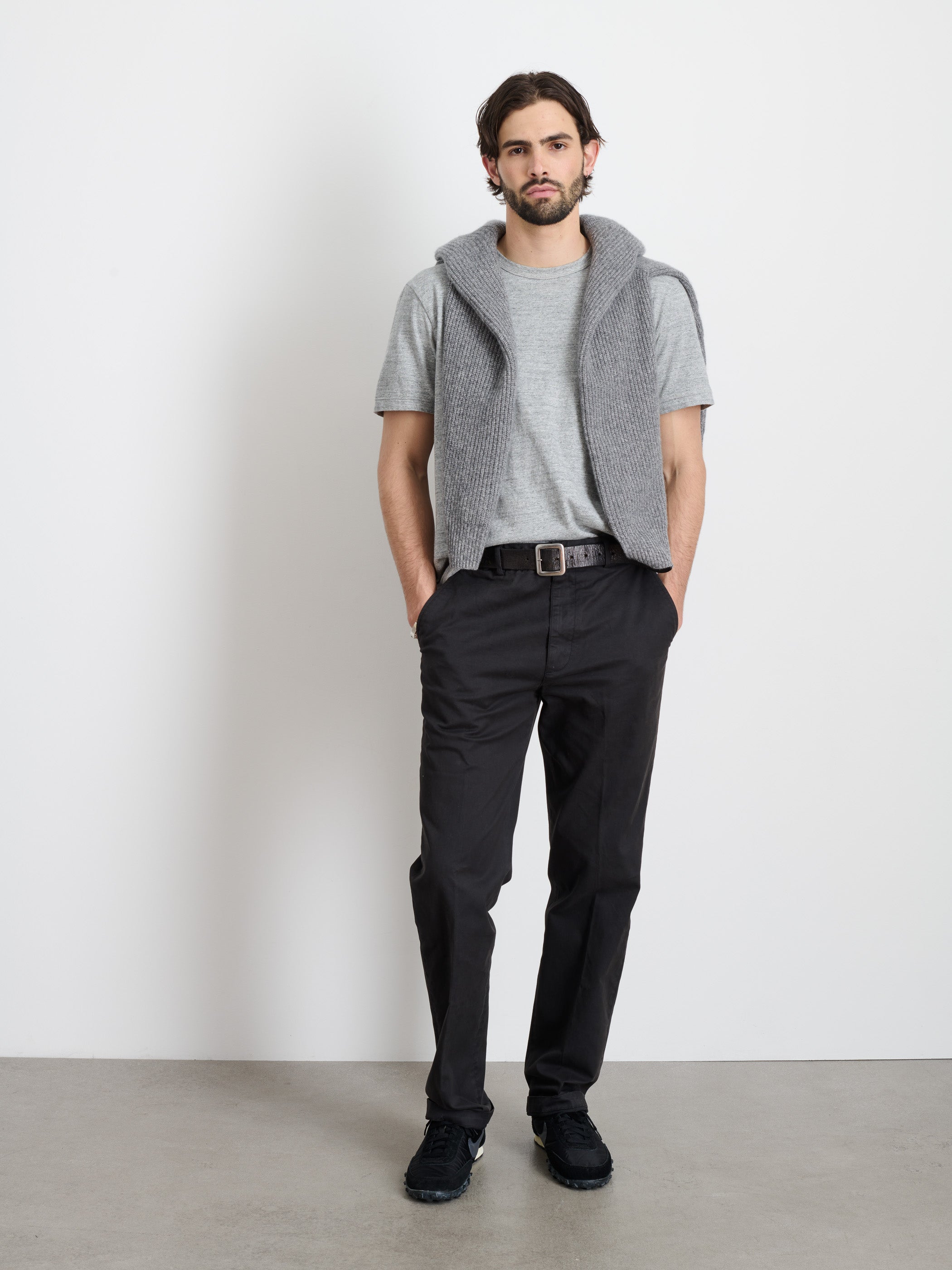 Men's Slim Fit Chino Pants with Long Inseam - Comfortable Stretch Dress Pants for Business Casual & Office Wear
