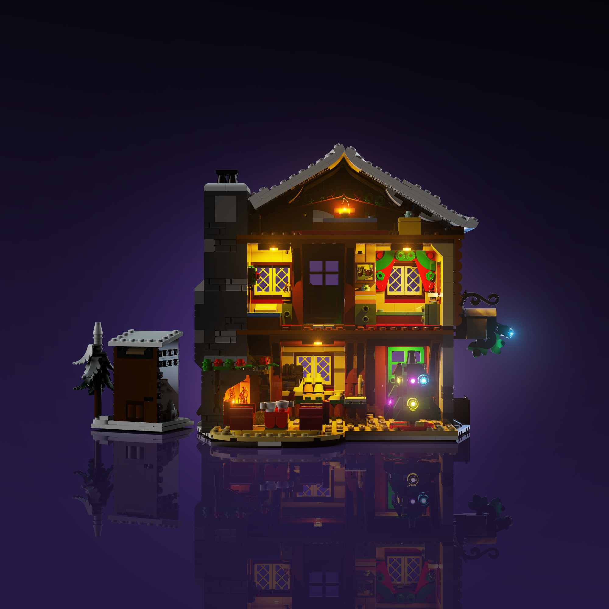 LEGO® Alpine Lodge #10325 Light Kit - LED Lighting Set for LEGO Buildings - Perfect for Home Display & Nighttime Illumination