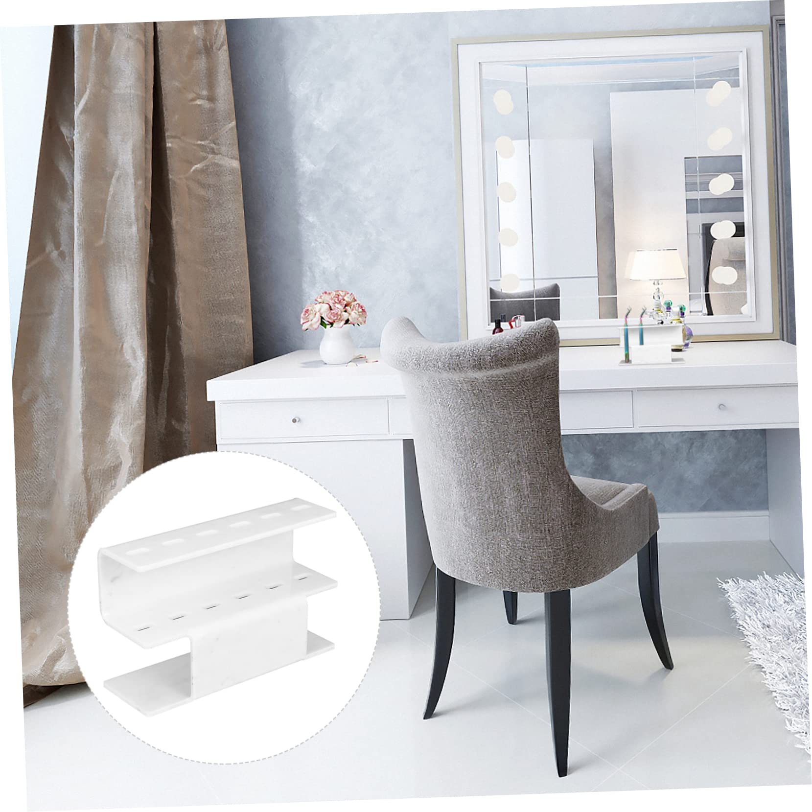 Professional Acrylic Eyelash Extension Tweezer Organizer & Display Stand - Ingrown Hair Holder, Lash Tool Shelf, Lint Bin with Lid - Perfect for Salon, Spa & Home Lash Extension Kits
