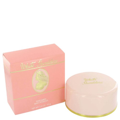 White Shoulders Perfume for Women - 2.6 oz Bath & Body Powder with Happy Floral Scent | Long-Lasting Fragrance for Daily Use, Special Occasions & Gift Giving