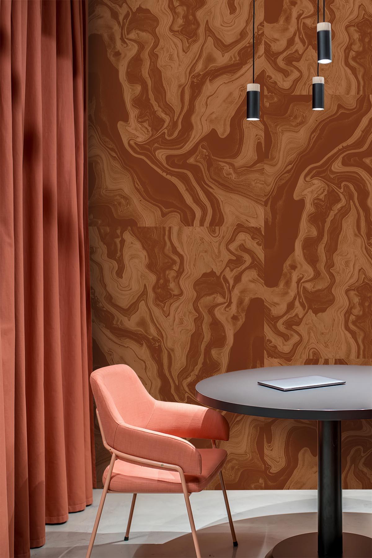Handmade Marbling Tiles Terracotta - Rustic Floor & Wall Decor for Kitchen, Bathroom & Outdoor Patio