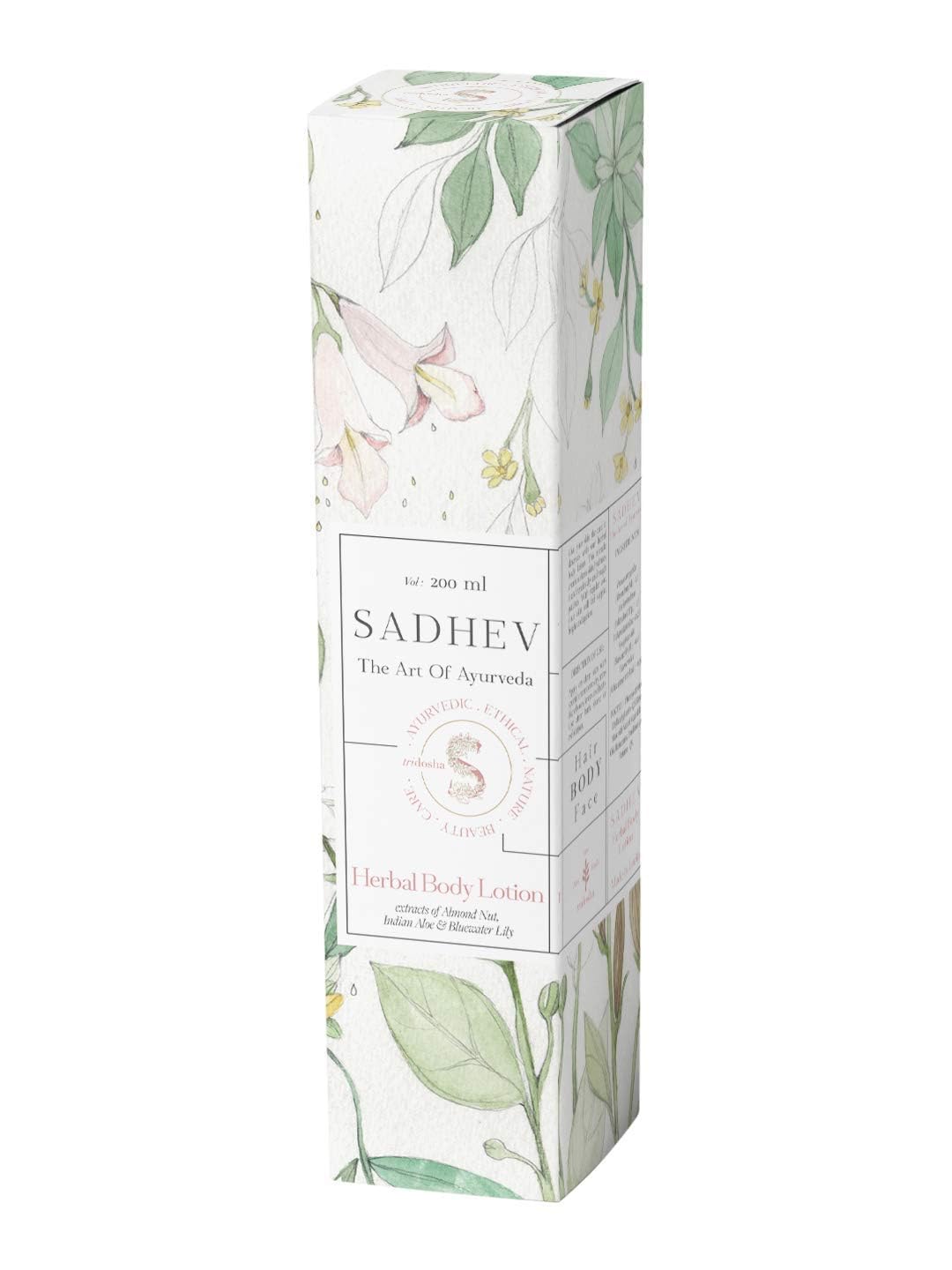 Natural Herbal Body Lotion for Dry Skin - 200ml Moisturizing Cream with Organic Ingredients | Perfect for Daily Hydration & After-Shower Care