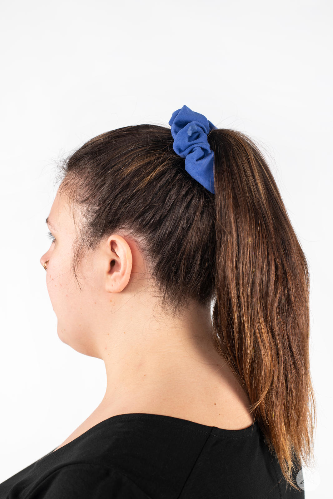 Set Sail Scrunchie - Nautical Hair Tie for Women, Non-Slip Elastic Hair Bands for Sailing, Boating, and Beach Activities