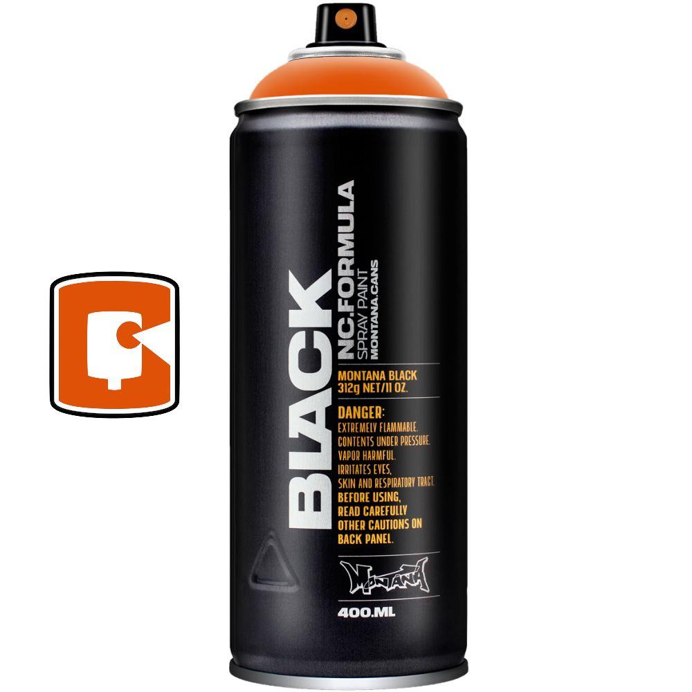 Montana Black 400ML Koi Spray Paint - High-Quality Graffiti & Street Art Paint for Walls, Canvas & DIY Projects