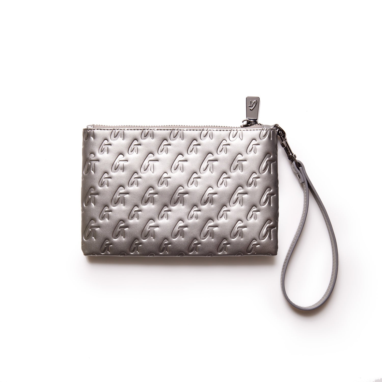MINI MONOGRAM GUNMETAL WRISTLET PLATINUM - Stylish Women's Small Crossbody Bag for Everyday Use, Travel & Night Out
