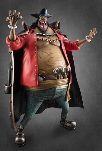 One Piece Portrait of Pirates Kurohige Blackbeard 1.5 Excellent Model PVC Action Figure - Anime Collectible for Display & Gift for Fans